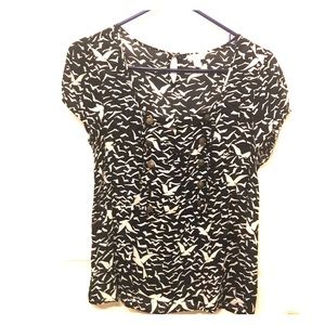 Anthropologie seagull blouse